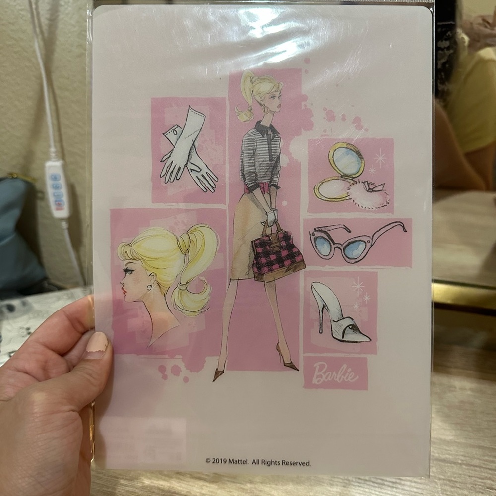 Barbie Mouse Pad/ Writting pad